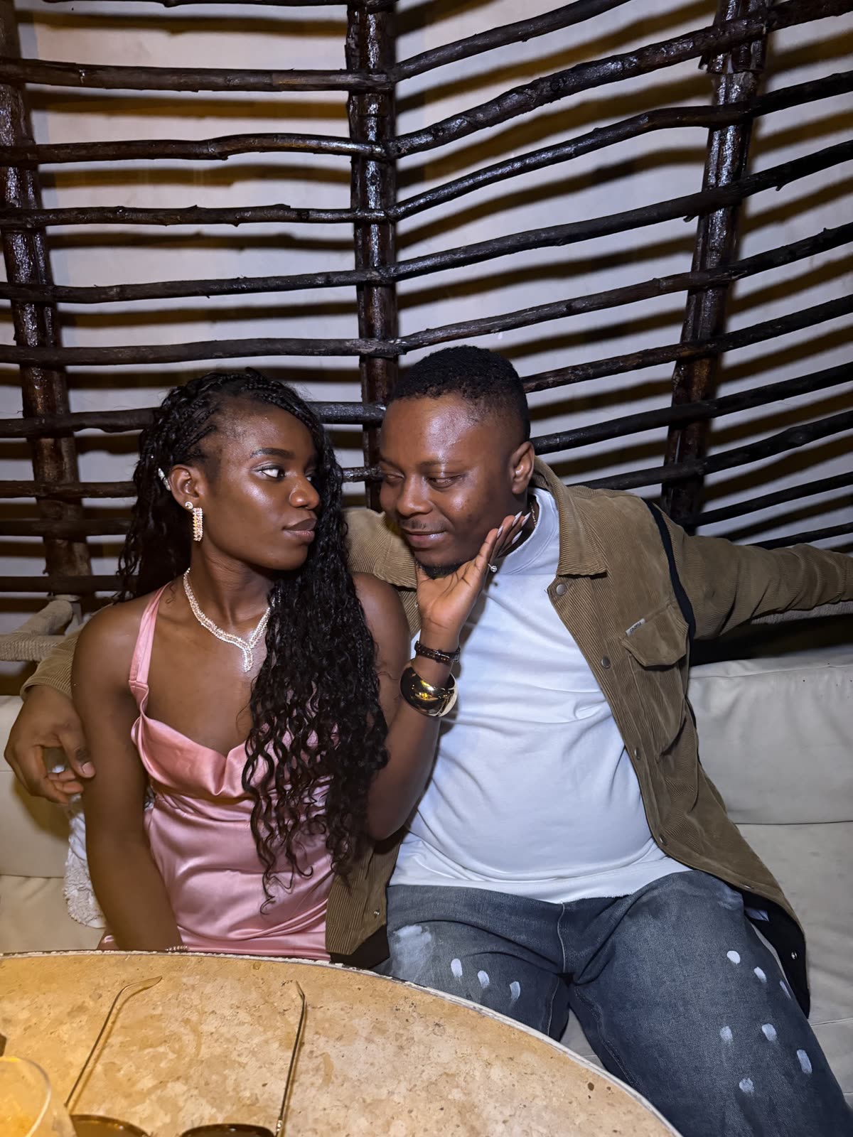 Ebenezer and Elizabeth together on the night of the proposal